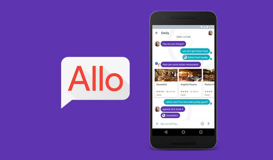 برنامه Google Allo