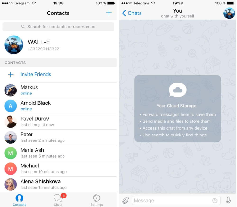 نسخه جدید اپلیکیشن‌ تلگرام