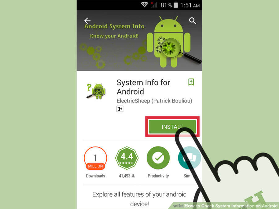بدست آوردن اطلاعات سیستمی اندروید android system information