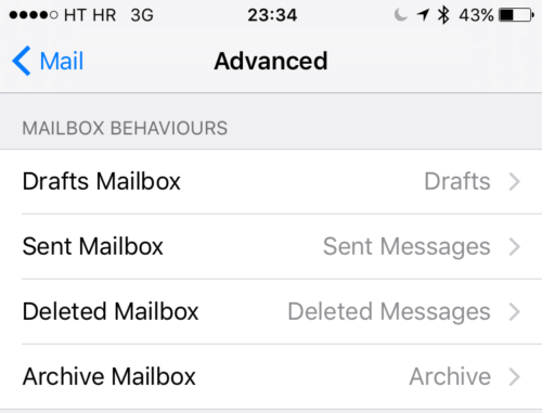 حذف سریع تمام ایمیل ها در آیفون