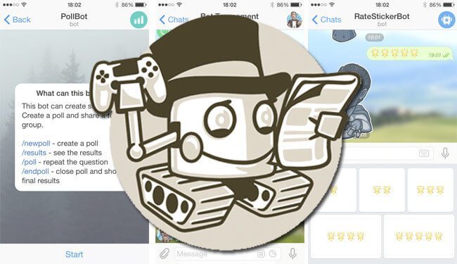 ارسال پست با قابلیت لایک کردن در تلگرام