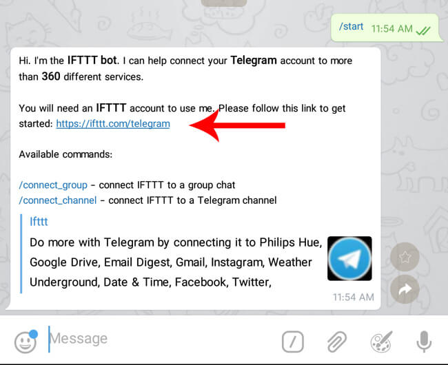 آموزش جامع استفاده از قابلیت IFTTT تلگرام و فعال سازی اپلت