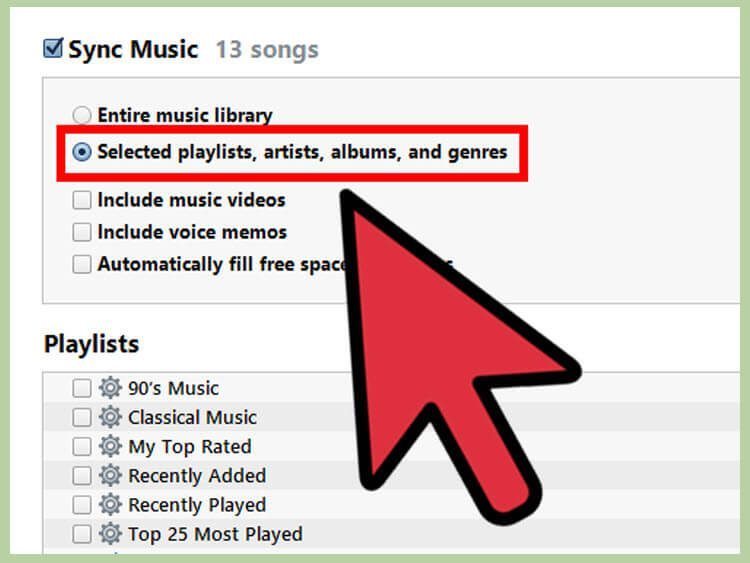 حذف فایل‌های موسیقی ذخیره شده در آیفون
