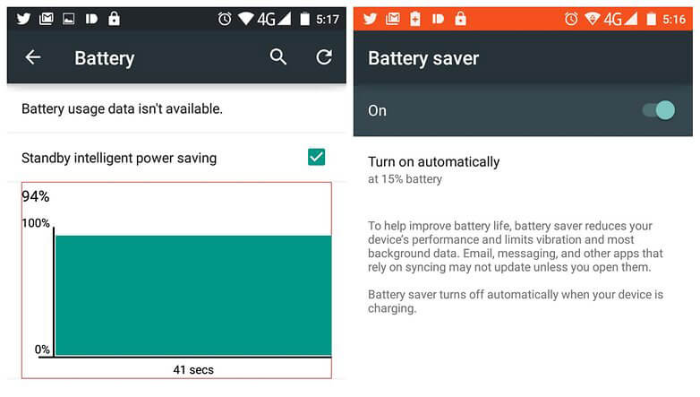 کاهش مصرف انرژی باتری save android battery