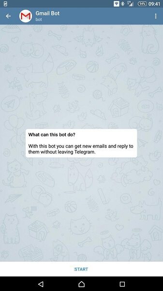 ربات جیمیل تلگرام (GmailBot)