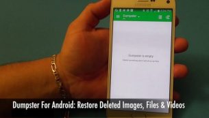 بازیابی فایل های حذف شده گوشی با برنامه Dumpster