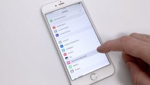 آموزش انجام تنظیمات بخش Touch ID and Passcode آیفون