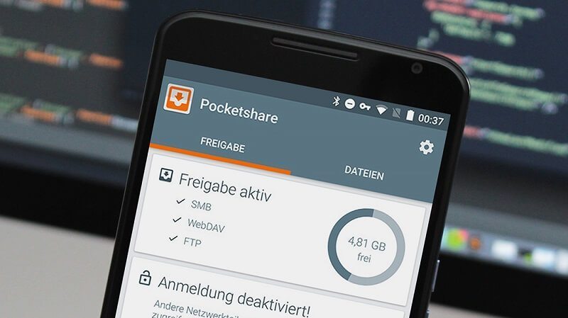 انتقال بیسیم فایل بین گوشی و کامپیوتر با برنامه Pocketshare