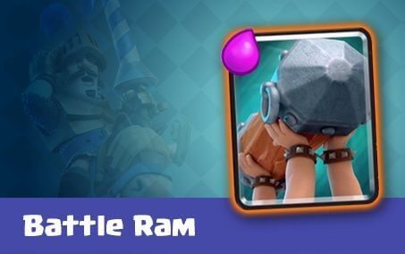 معرفی کارت های کلش رویال : کارت Battle Ram (بتل رم)