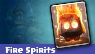 معرفی کارت های کلش رویال ؛ کارت Fire Spirits یا فایر اسپریت
