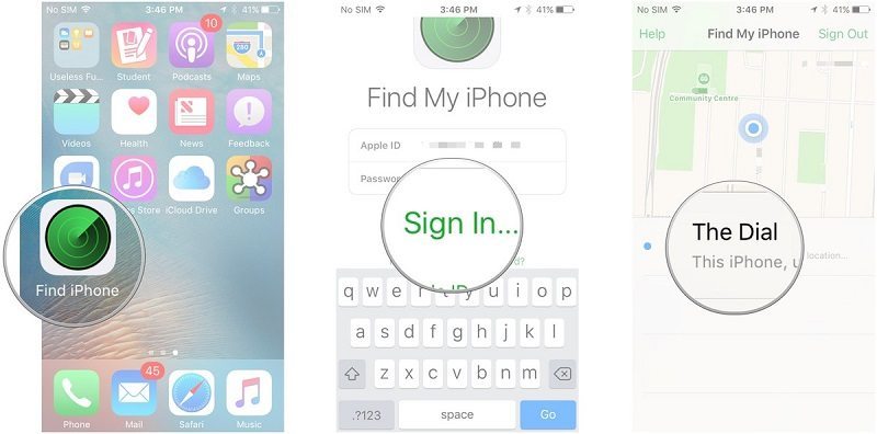 آموزش فعال کردن و استفاده از Find My iPhone آیفون