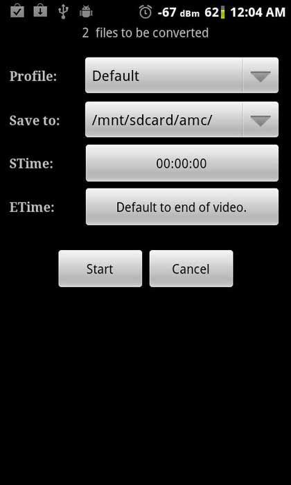 برنامه Video Converter Android
