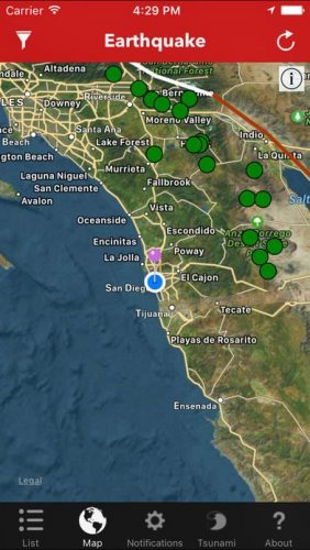 دانلود 11 برنامه پیش بینی زلزله و زمین لرزه برای موبایل