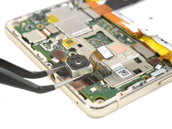 تعمیرات موبایل : آموزش تعویض دوربین اصلی هوآوی P9 Lite