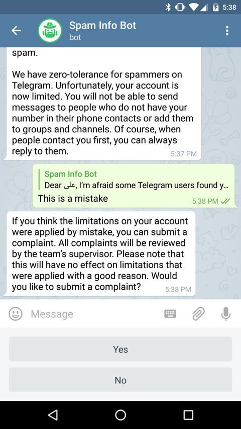 آبهترین روش های خروج از ریپورت تلگرام (Telegram Report)