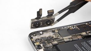 آموزش تعویض دوربین پشت آیفون XS Max اپل