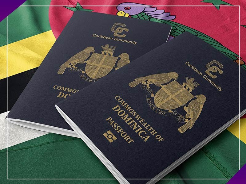 اخذ پاسپورت دومینیکا توسط موسسه مهاجرتی افدل