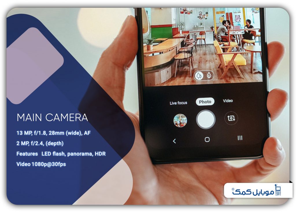 دوربین Samsung A10s