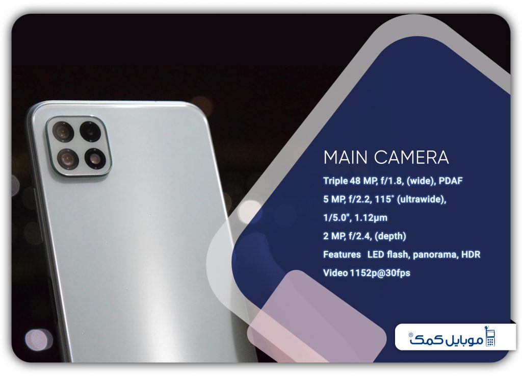 بررسی دوربین Samsung A22 5G